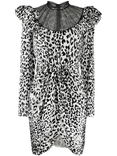 Shop Giambattista Valli Leopard-print Dress In Black