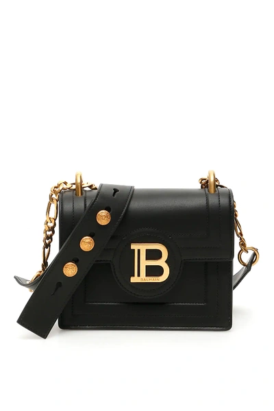 Shop Balmain B-bag 18 In Black