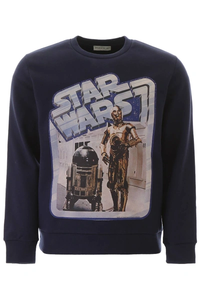 Shop Etro Star Wars Sweatshirt In Blue