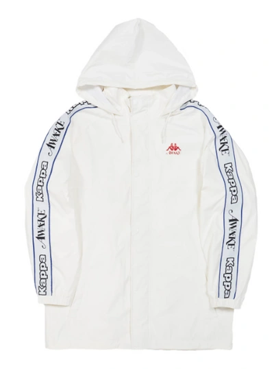 Pre-owned Awake  X Kappa Eldric Jacket White