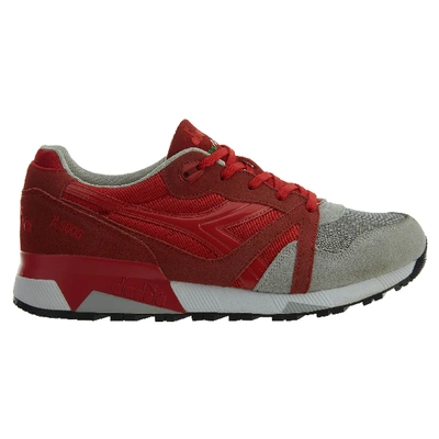 Pre-owned Diadora  N9000 Nyl Red Gray In Red/gray