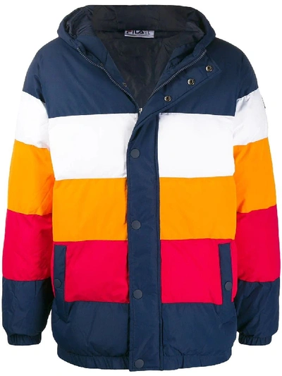 Shop Fila Multicolor Down Jacket