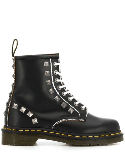 Shop Dr. Martens' Black Leather Ankle Boots