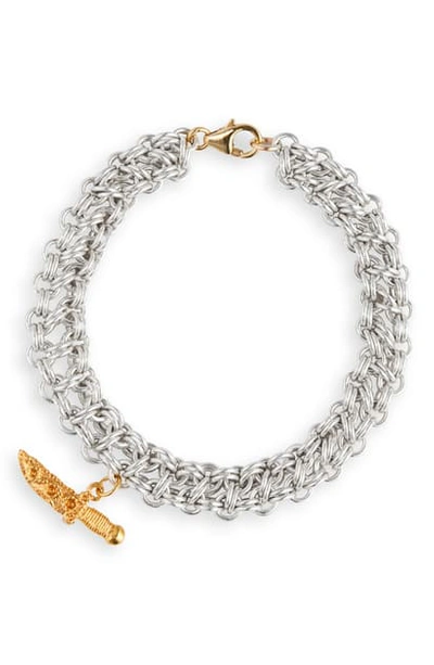 Shop Alighieri The Captured Protection Bracelet In Silver