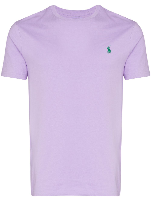 polo ralph lauren purple t shirt