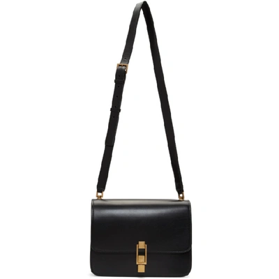 Shop Saint Laurent Black Carre Satchel Bag In 1000 Black