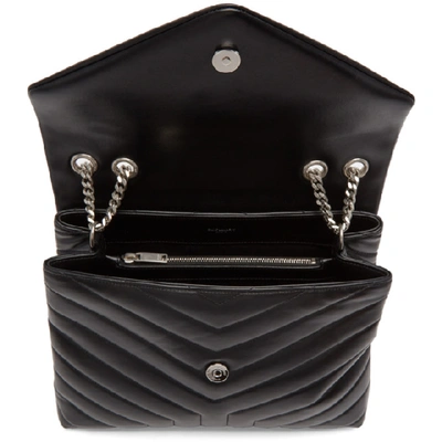 Shop Saint Laurent Black Medium Loulou Bag In 1000 Black
