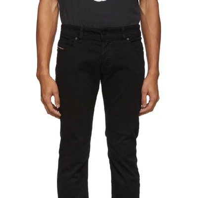 Shop Diesel Black Sleenker 069ei Jeans In 02 Black