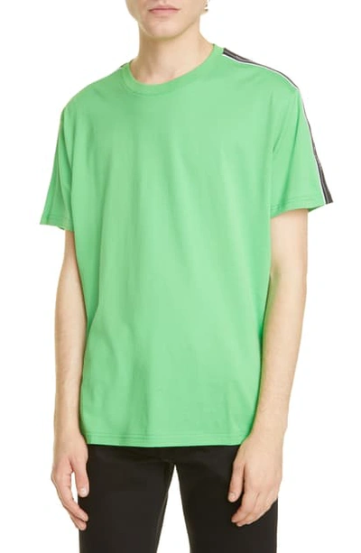 Shop Givenchy Logotape T-shirt In Bright Green
