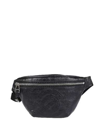 Shop Zanellato Lustro Leather Belt Bag In Black