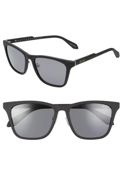 Reckless 56mm Square Sunglasses In Matteblk Smk