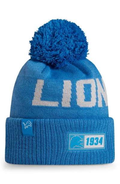 new era detroit lions winter hat