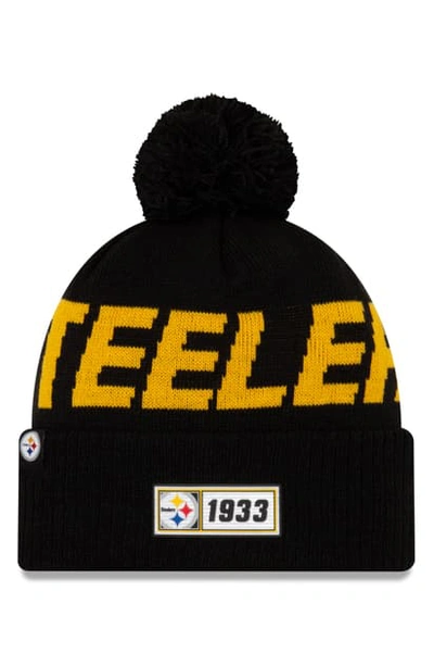 Shop New Era Nfl Beanie In Pittsburgh Steelers
