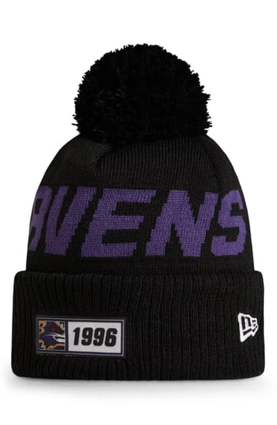 Shop New Era Nfl Beanie In Baltimore Ravens