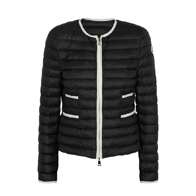 Shop Moncler Baillet Black Quilted Shell Jacket