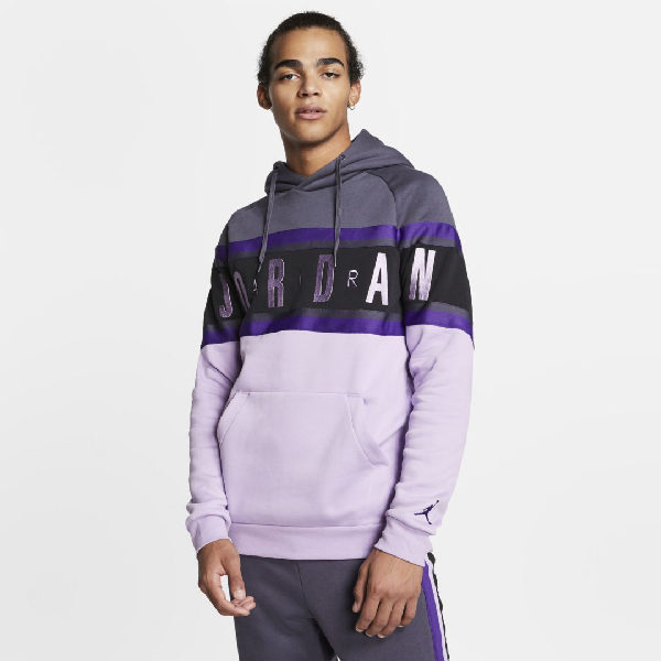mens purple jordan hoodie
