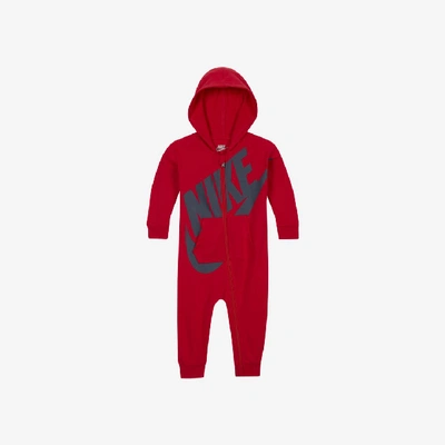 Shop Nike Baby (0-3m) Coverall In Red