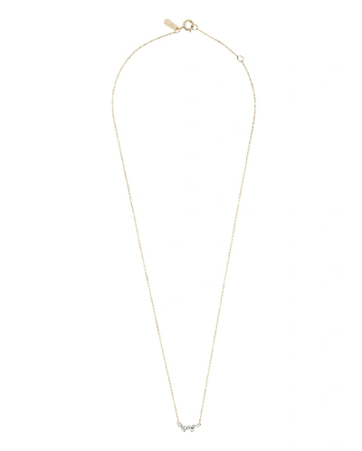 Shop Adina Reyter Scattered Diamond Necklace In Gold