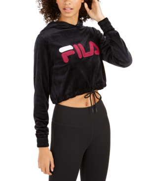 cropped hoodie fila
