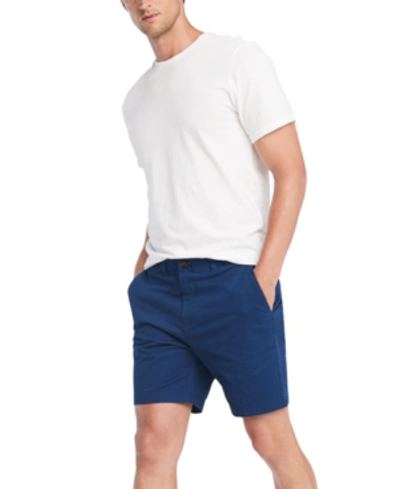 Shop Tommy Hilfiger Men's 7" Solid Shorts In Blue Depths