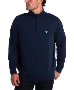 barbour quarter zip sweater