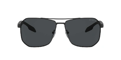 Shop Prada Linea Rossa Man Sunglasses Ps 51vs In Polar Grey