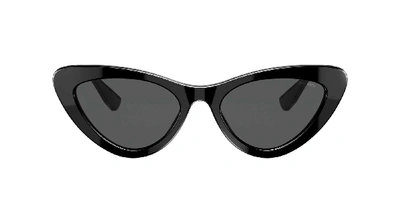 Shop Miu Miu Woman Sunglass Mu 01vs In Grey