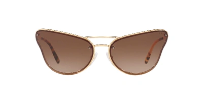 Shop Prada Woman Sunglasses Pr 74vs Catwalk In Brown Gradient