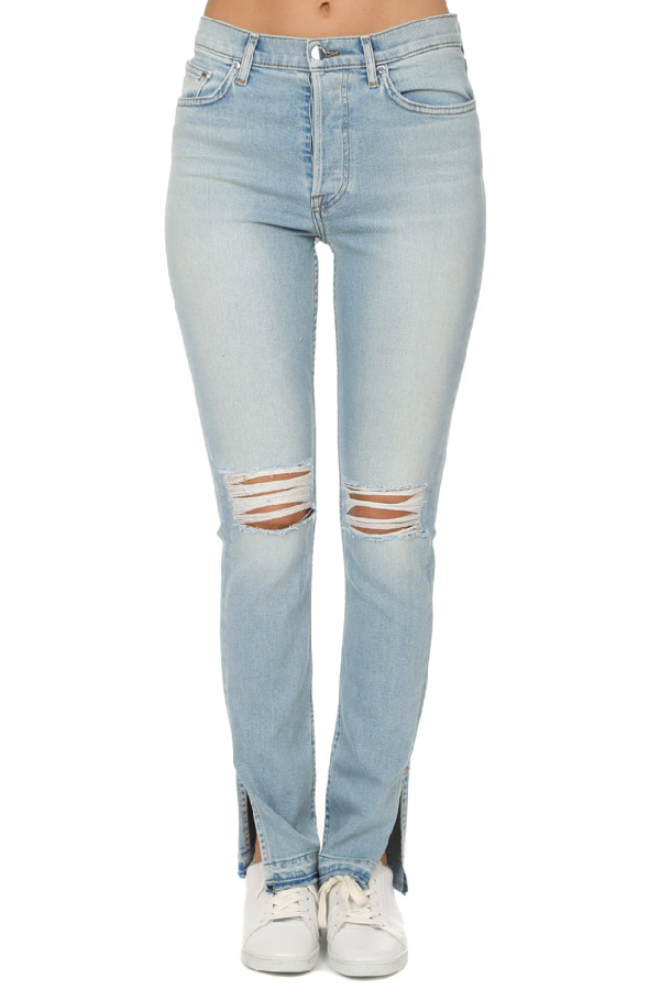 Cotton Citizen Women S High Split Jeans In Light Vintage Modesens