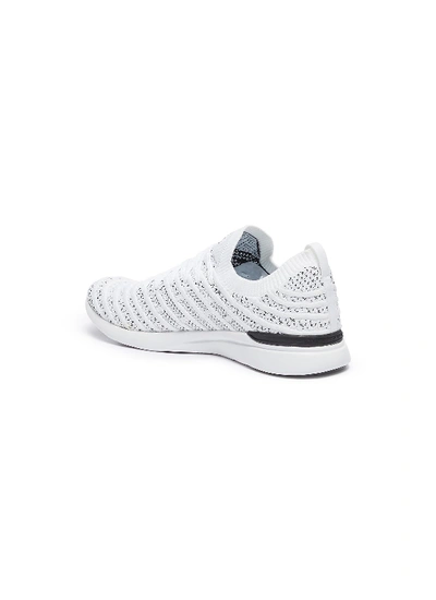 Shop Apl Athletic Propulsion Labs 'techloom Wave" Knit Sneakers In White