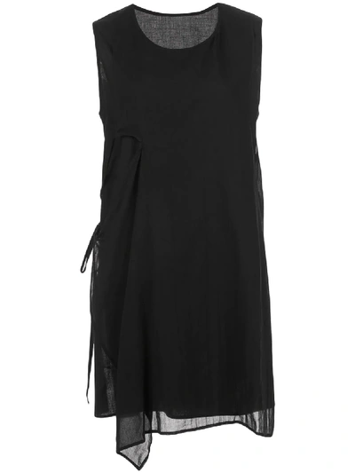 Shop Y's Draped Top In Black