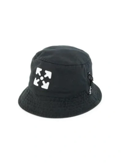 Shop Off-white Arrow Bucket Hat In Black White