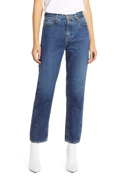 Shop Ag The Phoebe High Waist Ankle Straight Leg Jeans In Portrayal