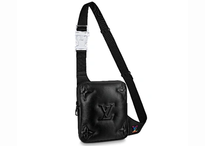 Pre-owned Louis Vuitton Asymetrical Sling Bag Monogram Puffer Black