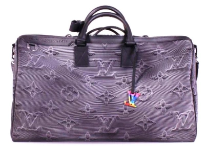 Louis Vuitton Reversible Pouch Monogram 3D Gray/Rainbow in Leather