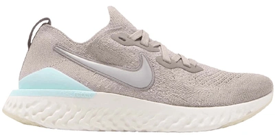 Pre-owned Nike Epic React Flyknit 2 Moon Particle Teal Tint (women's) In Moon Particle/teal Tint/sail