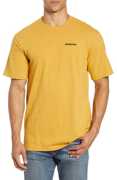 Shop Patagonia Responsibili-tee T-shirt In Glyph Gold