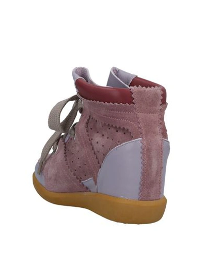 Shop Isabel Marant Sneakers In Lilac