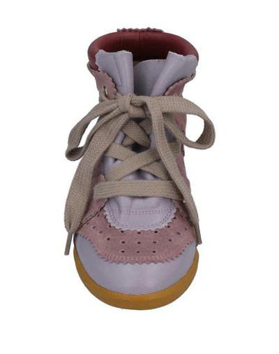 Shop Isabel Marant Sneakers In Lilac