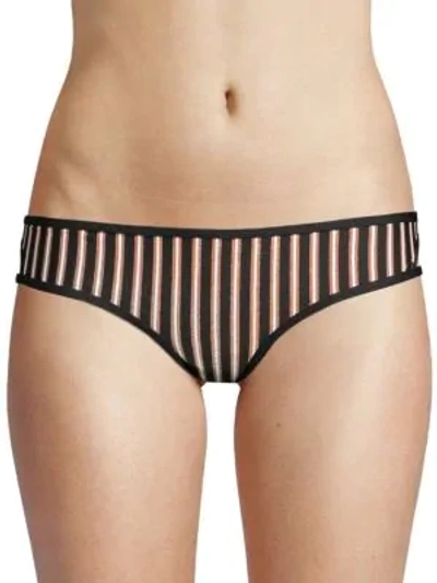 Shop L*space Horizon Stripe Rachel Classic Bikini Bottom In Black