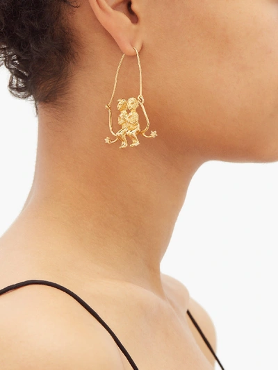 Givenchy Gemini Zodiac Hoop Earrings In Gold | ModeSens