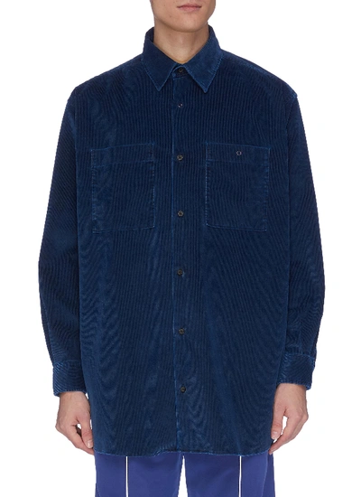 Shop Acne Studios 'sabino' Chest Pocket Corduroy Shirt