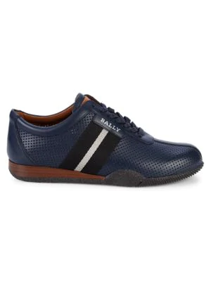 bally frenz perforated sneakers
