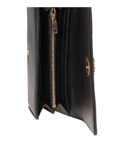 Shop Dolce & Gabbana Devotion Wallet In Matelasse Nappa In Grey