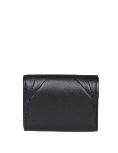 Shop Dolce & Gabbana Small Devotion Continental Wallet In Matelasse Nappa In Grey