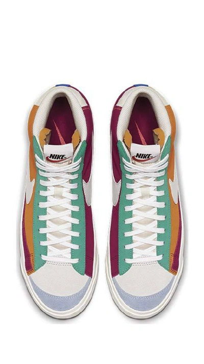 Shop Nike Blazer Mid 77 Multicolor In White