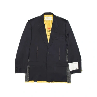 Shop Off-white Reconstructed Jacket In Black