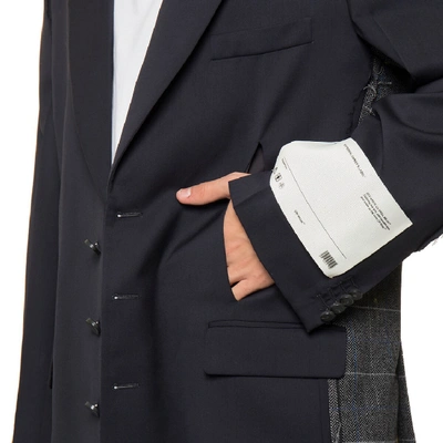 Off-white Reconstructed Jacket In Black