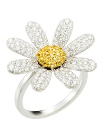 Shop Mio Harutaka Yellow Sapphire & Diamond Margaret Ring In Not Applicable