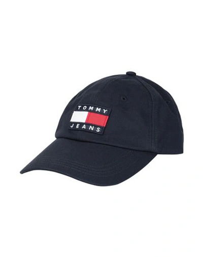 Shop Tommy Jeans Hat In Dark Blue
